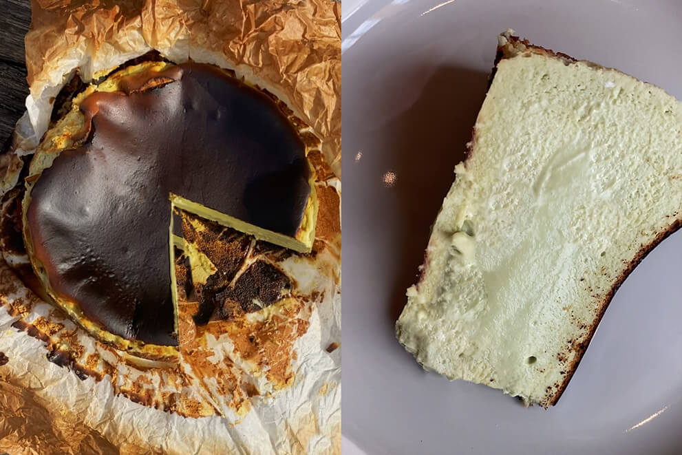 Cheesecake “Basque” Pistachio