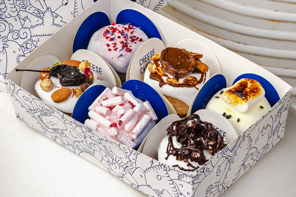 Set of mini cheesecakes “EASTER” (6 pcs)